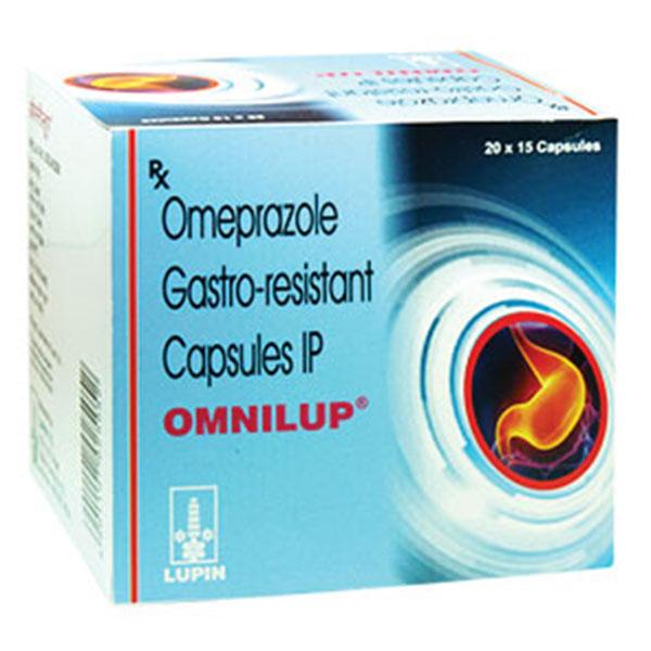 Omnilup 20mg Capsule 10'S - Ulcer/Reflux/Flatulence-Aaa