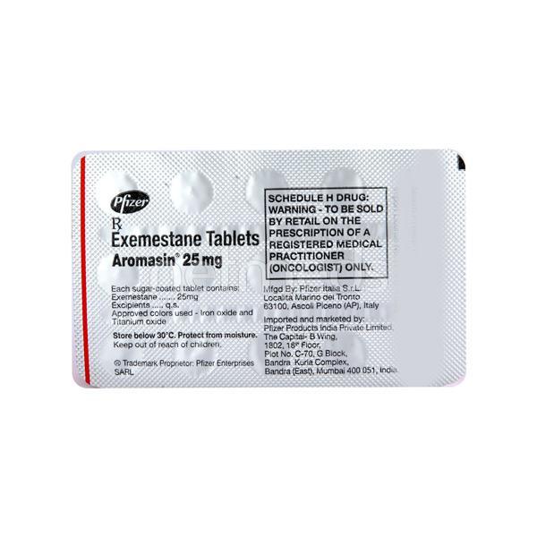 Aromasin 25mg Tablet 15'S - Cancer Oncology-Hor