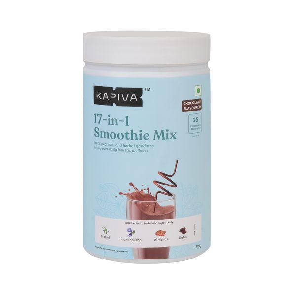 Kapiva 17-in-1 Smoothie Mix Powder - Chocolate Flavour 400 gm - Health Products