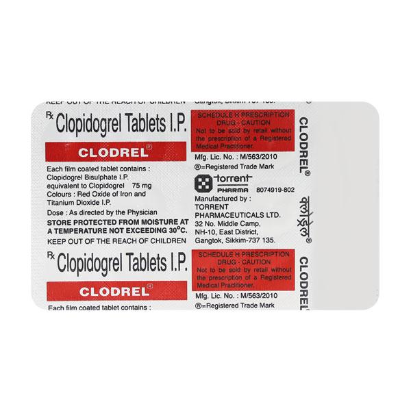 CLODREL Tablet 15's (N) - Blood Clot-Ant
