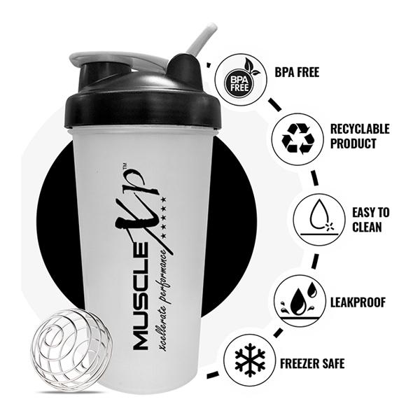 MuscleXP Amino Blend & Energy Powder - Orange Flavour 400 gm + Shaker 1's - Whey Proteins