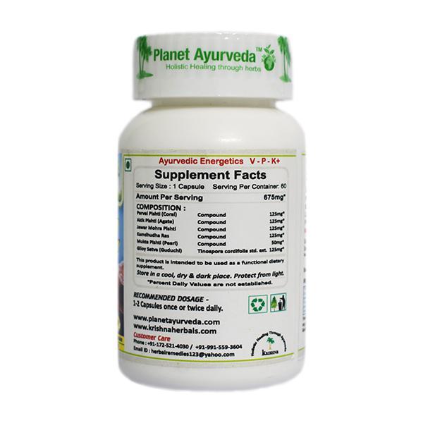 Planet Ayurveda Coral Calcium Complex Capsules 60's - Speciality Medicines