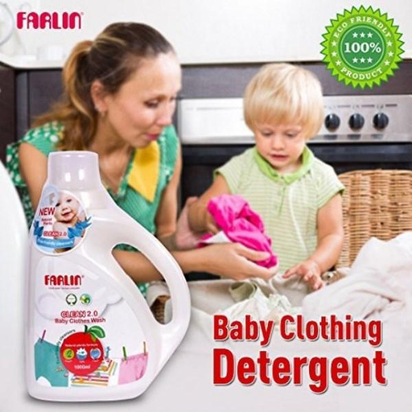 Farlin Clean 2.0 Baby Clothes Wash Liquid 1 litre - Baby Detergents