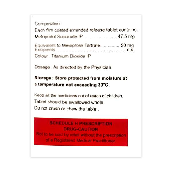 BEST BETA 50mg Tablet 10's - Hypertension-Bet