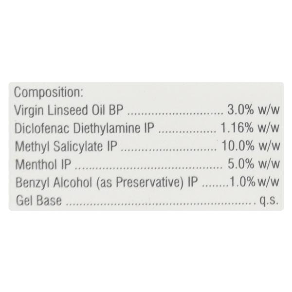 Muscoflex 1.16% Gel 30gm - Pain relief-Nsa