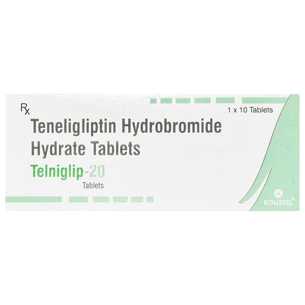 TELNIGLIP 20mg Tablet 10's - Diabetes-Ant