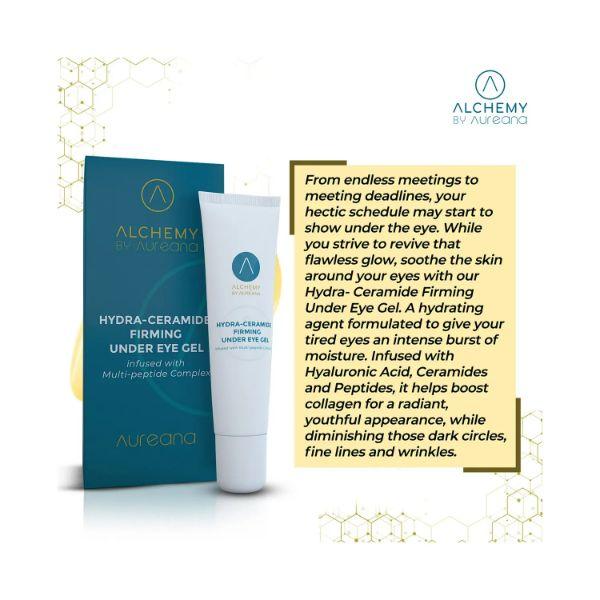 Alchemy By Aureana Hydra-Ceramide Firming Under Eye Gel 15 gm - Under Eye Creams & Serums