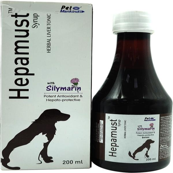 Netmeds | Pet Mankind Hepamust Herbal Liver Tonic Syrup 200 ml