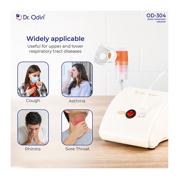Dr. Odin Piston Compressor Nebulizer (OD-304) - Nebulizers / Vaporizer