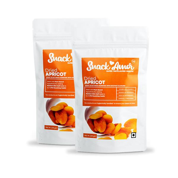 Snack Amor Dried Apricots 100 gm - Nutritional Bars