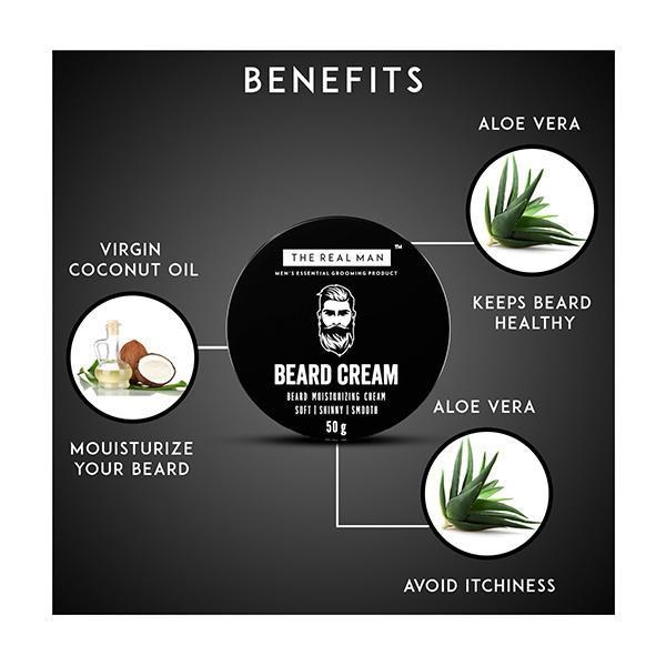 The Real Man Moisturizing Beard Cream 50 gm - Beard Cream
