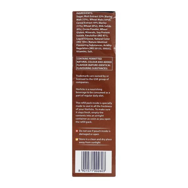 Horlicks Nutritional drink Powder Chocolate Delight 500 gm (Refill Pack) - Daily Health Drinks