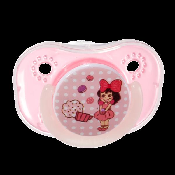 Netmeds | Farlin Chu Chu Pacifier (6+ Months) - Pink 1's