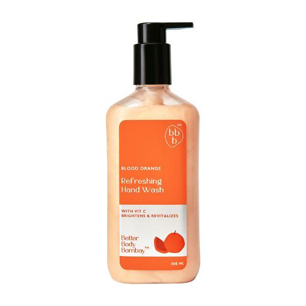 Netmeds | BBB Better Body Bombay Refreshing Hand Wash- Blood Orange 300 ml
