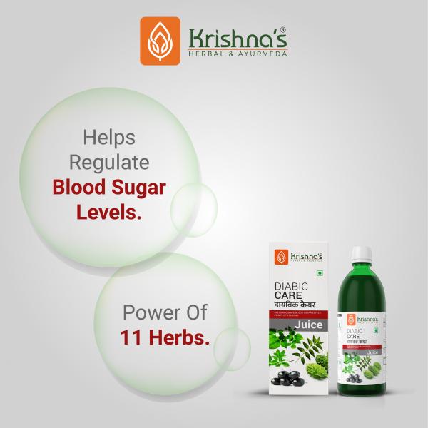 Krishna's Herbal & Ayurveda Diabic Care Juice 1000 ml - Diabetes Care (Ayush)