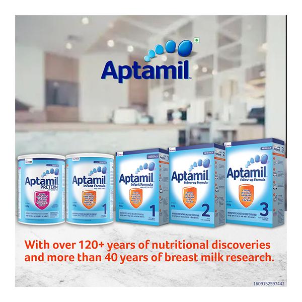 Aptamil Follow-up Formula Stage 2 (6 to 12 months) Powder 400 gm (Refill) - Baby And Infant Supplements
