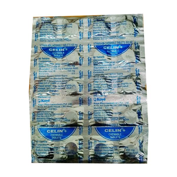 CELIN + Chewable Tablet 20's - Supplements-Vic