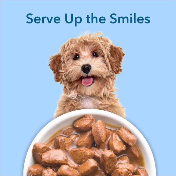 Purepet Wet Dog Food, Chicken and Vegetable Chunks in Gravy, 24 Pouches (24 x 70g) 1600 gm - Petfood