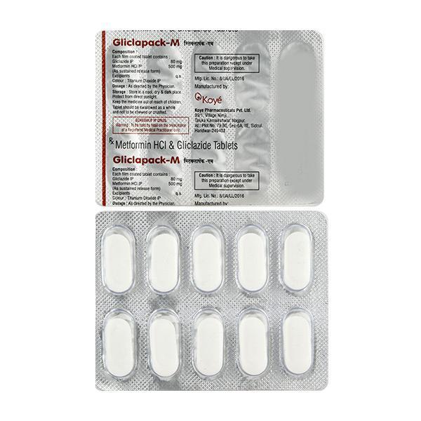 Gliclapack M Tablet 30'S - Diabetes-Ant