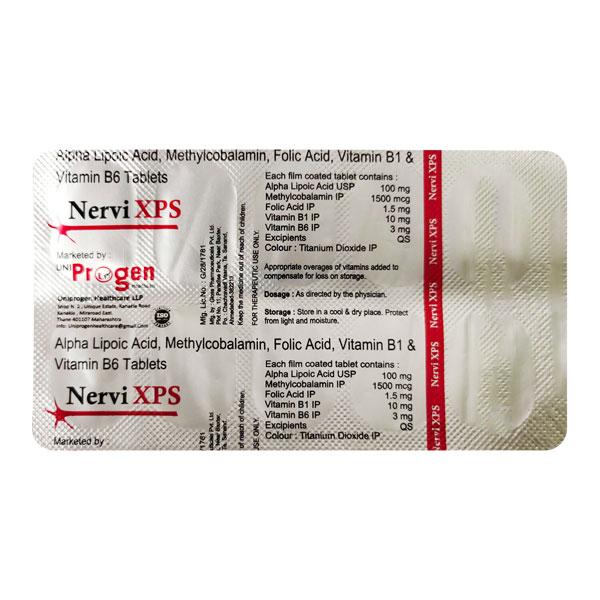 NERVI XPS Tablet 10's - Supplements-Vam