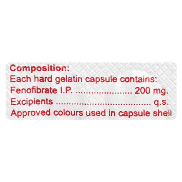 Trifeno 200mg Capsule 10'S - High Cholesterol-Dys