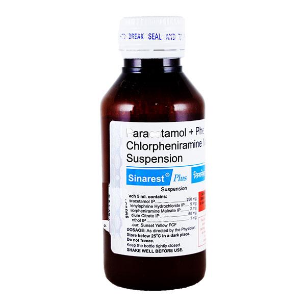 Sinarest Plus Syrup 60ml - Cough And Cold-Cou