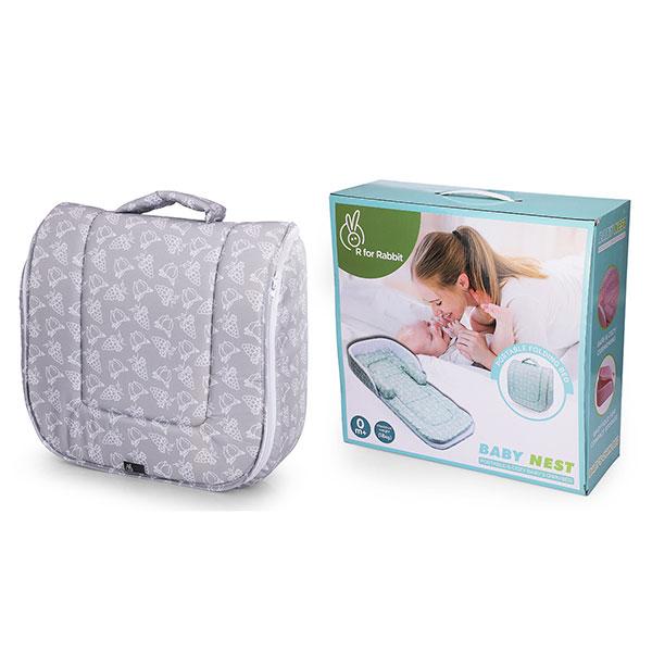 R for Rabbit Baby Nest Baby Bedding Set - Grey - Baby Bedding