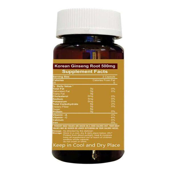 Cipzer Korean Ginseng Energy Booster Capsule 60's - Speciality Medicine