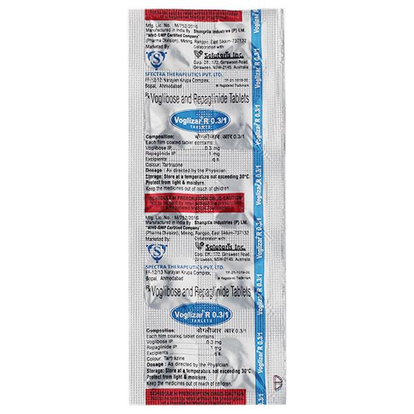VOGLIZAR R 0.3/1 Tablet 10's - Diabetes-Ant