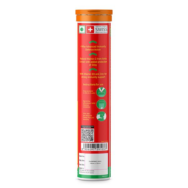 Fast&Up Charge Plus Effervescent Tablet 20's - General Health