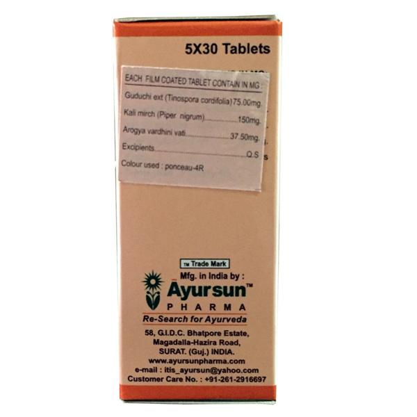 Ayursun Daa Tablet (Pack of 5 x 30's) - Speciality Medicines