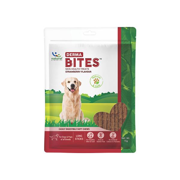 Netmeds | Natural Remedies Derma Bites Strawberry Flavour 75gm