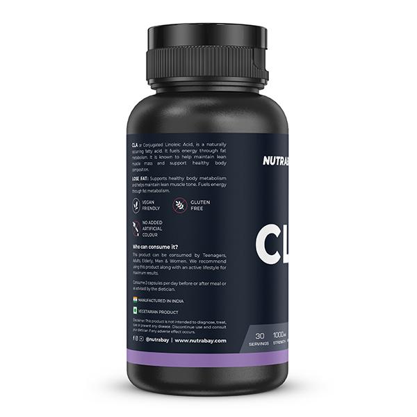 Nutrabay Pro CLA 1000mg Capsule 60's - Bcaa Supplements
