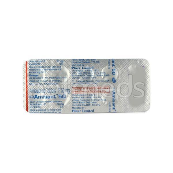 Amisant 50mg Tablet 10'S - Schizophrenia-Aps