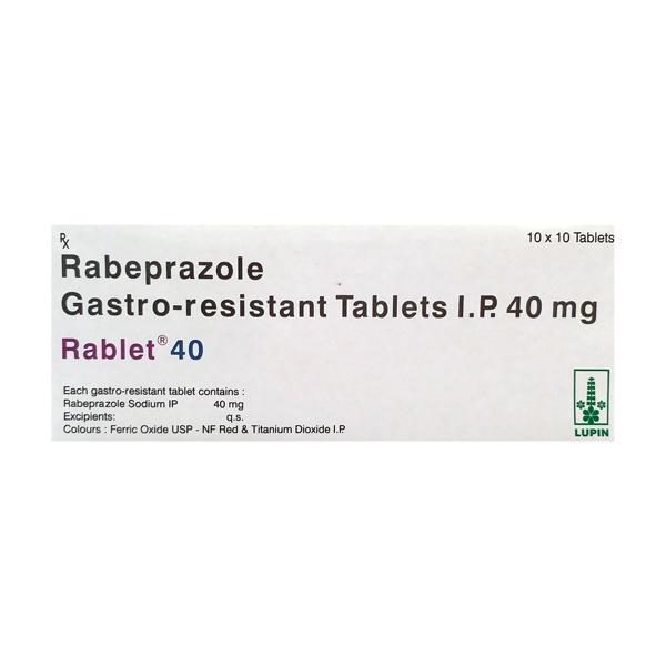 Rablet 40mg Tablet 10'S - Ulcer/Reflux/Flatulence-Aaa