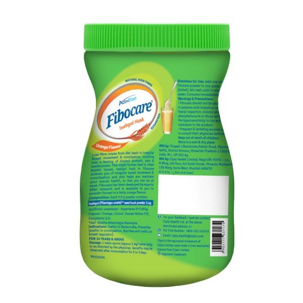 Cipla ActivStart Fibocare Powder - Orange 100 gm - Nutritional Supplement