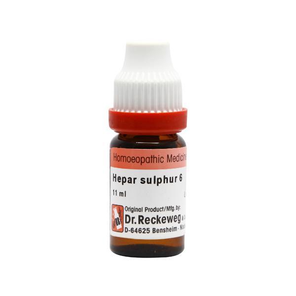 Dr. Reckeweg Hepar Sulphur 6 Liquid 11 ml - Dilutions
