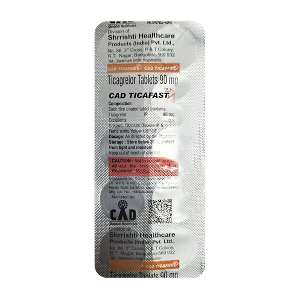 CAD TICAFAST Tablet 10's - Blood Clot-Ant