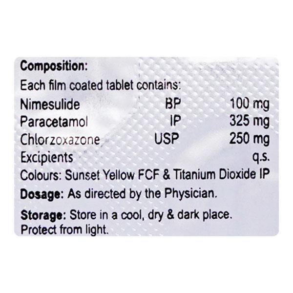 Nedolide MR Tablet 10'S - Muscle Spasm-Mus