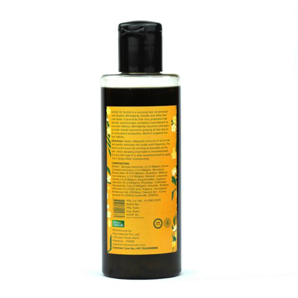 Age Ayurveda Grow N Glow Herbal Hair Oil (Pack of 4 x 200 ml) - Hair Oils