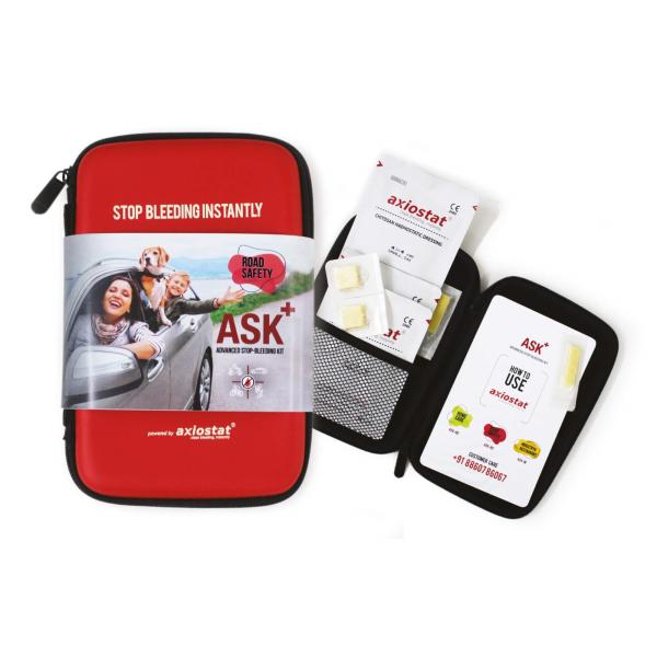 Netmeds | ASK+ Advanced Stop Bleeding Instantly - Road Safety Kit