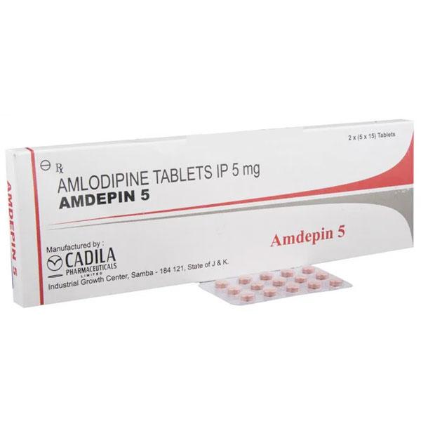 AMDEPIN 5 Tablet 10's - Hypertension-Cal