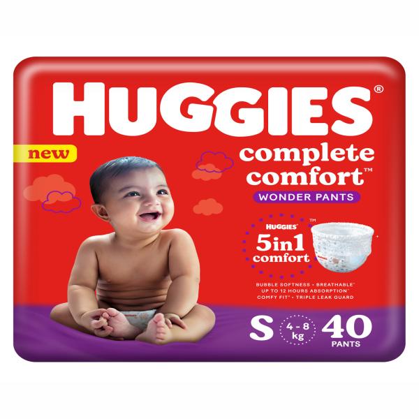 Netmeds | Huggies Complete Comfort Wonder Diaper Pants (S) 40's