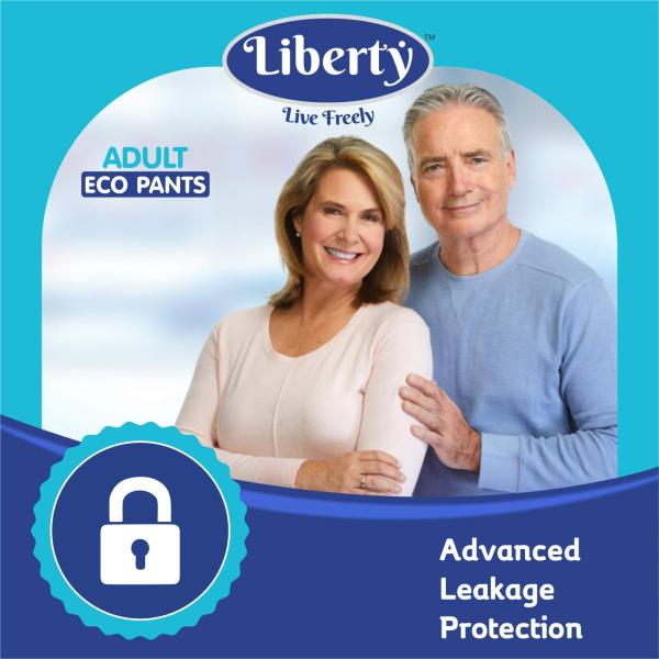 Liberty Eco Adult Diaper Pants (L) 10's - Adult Diapers & Pads
