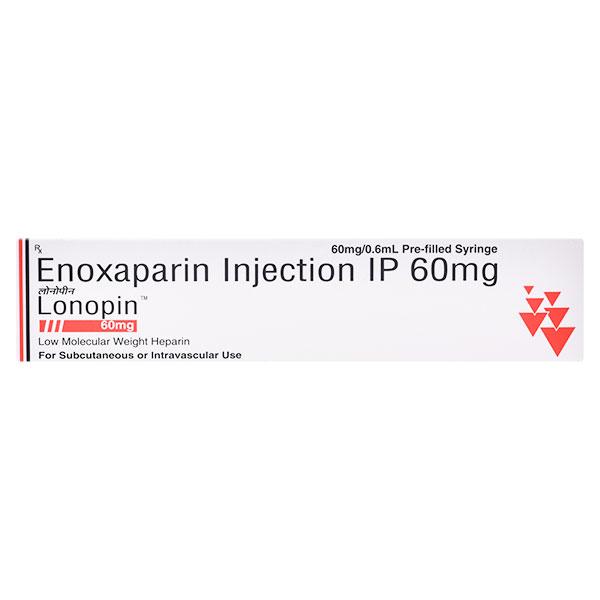Lonopin 60 mg Injection 0.6ml - Blood Clot-Ant
