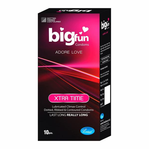 Bigfun Condoms - Xtra Time 10's - Plain/Flavoured Condoms