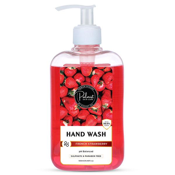 Palmist Skin Care Hand Wash Gel - French Strawberry 500 ml - Hand Wash & Soaps
