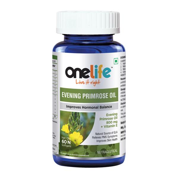 Onelife Evening Primrose Oil Softgel 60's - Vital Health