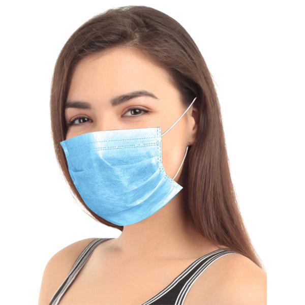 Status Surgical 3-Ply Face Mask with Nose Pin (Pack of 50) - Face Mask