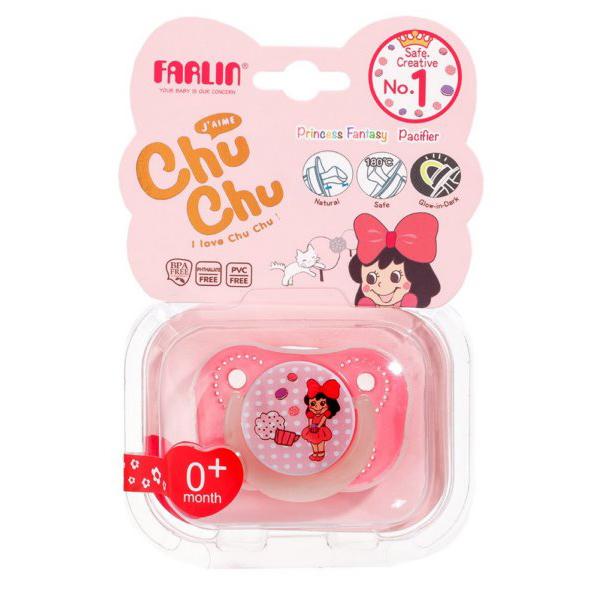 Farlin Chu Chu Pacifier - Pink 1's - Pacifiers & Teethers